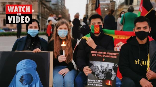 Candle Light Vigil for Afghanistan in Adelaide