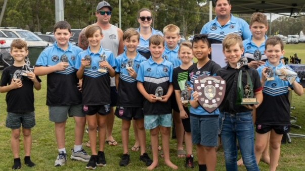 Bribie Island Warrigals Rugby League Club’s under-10s.