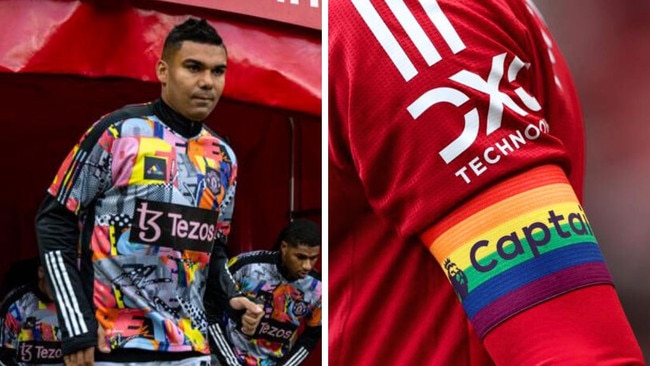 MANCHESTER UNITED players abandoned plans to wear a jacket in support of the LGBTQ+ community after Noussair Mazraoui refused to join the initiative.