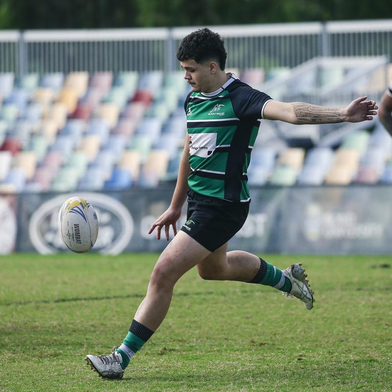Jack Maunsell has a great kicking game. Picture: Glenn Campbell