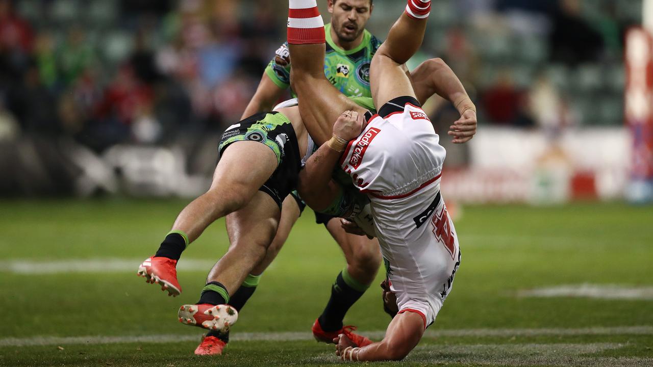 Nick Cotric will miss three games for this tackle.