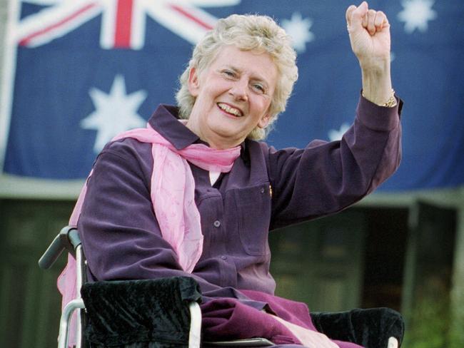 Betty Cuthbert in 2001.