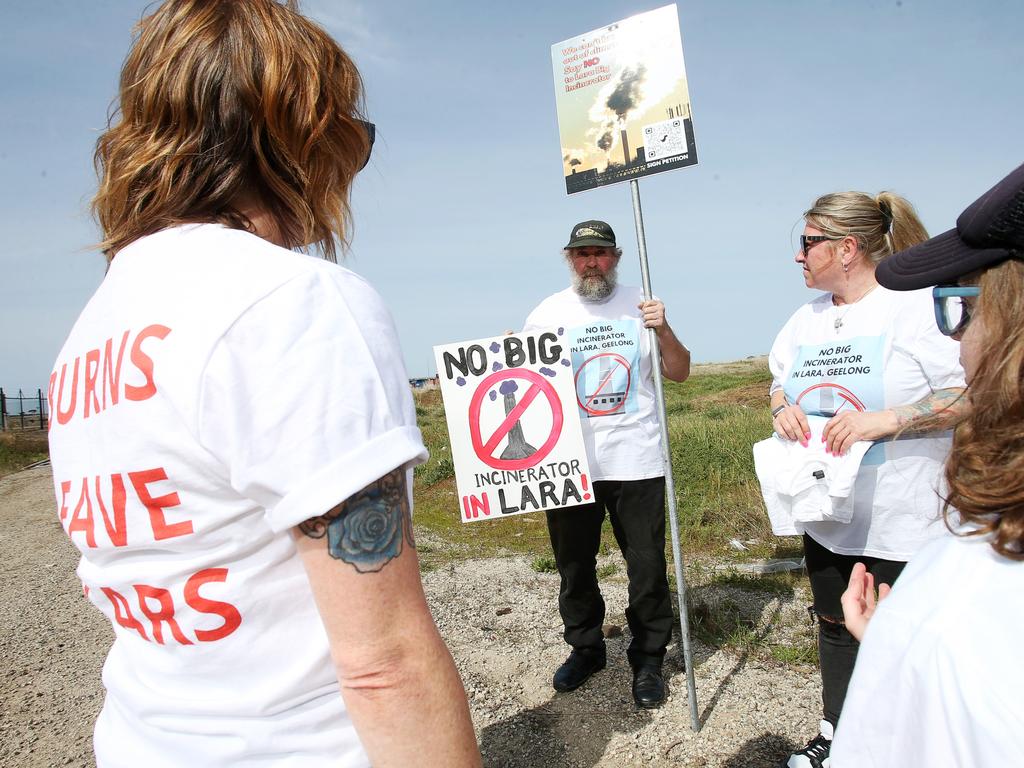 Residents are against the development of an incinerator in Lara. Picture: Alan Barber