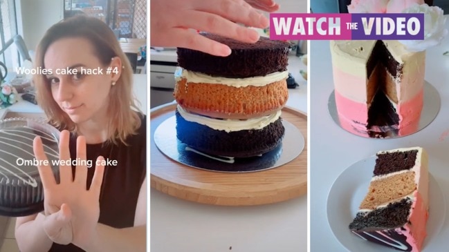 Tiktok Video Shows Off Mum S Easy 20 Woolworths Wedding Cake Hack