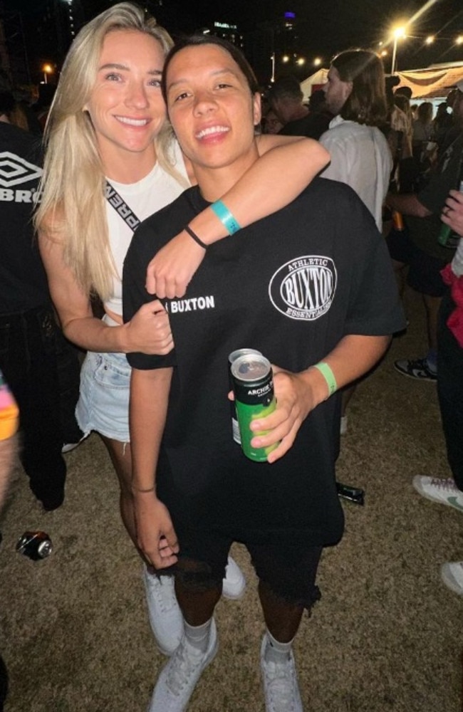 Sam Kerr and Kristie Mewis have been dating for about two years. Picture: Instagram