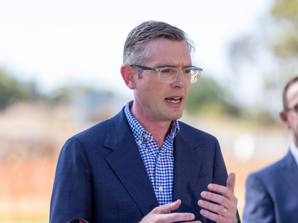 NSW Premier Dominic Perrottet has faced days of questioning over his shocking admission to having worn a Nazi costume to his 21st birthday party. Picture: NCA NewsWire / Seb Haggett