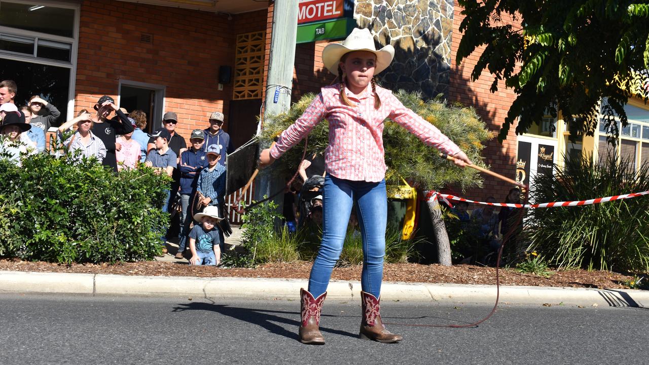 Stock whip comp at Beef Week 2019.