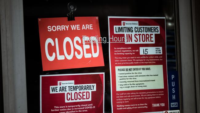 The stigma attached to closures and insolvencies is worrying many business people. Picture: Darrian Traynor/Getty Images.