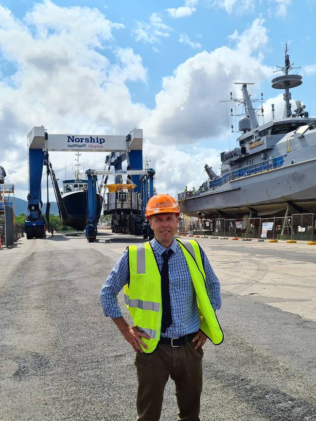 Olav Groot, CEO of Norship, in Cairns. Picture: Supplied