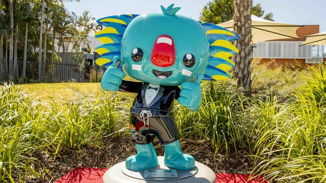 The newly installed Borobi statue at HOTA. Picture: Jerad Williams