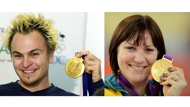 Stephen Bradbury won gold in 2002 &amp; Anna Meares won gold in 2012.