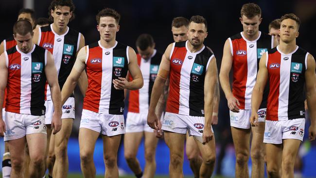 The 2021 season was another tough one for St Kilda. Picture: Michael Klein