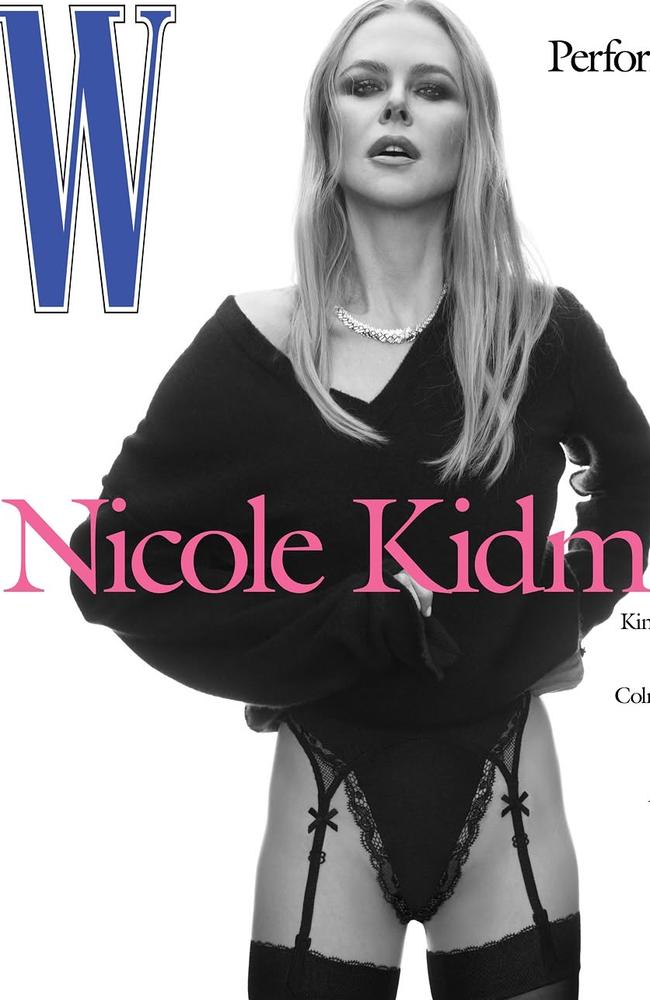 Nicole Kidman on the cover of W Magazine.