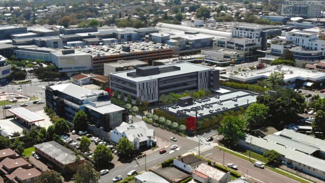 An artist’s impression of the new medical centre/private hospital in the heart of Charlestown, Lake Macquarie. Picture: supplied