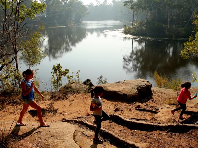 Take the family on the 4km walk around Lake Parramatta