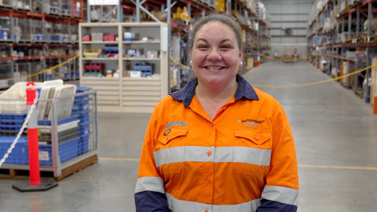 Santos’ NAIDOC apprentice of the year Vanessa Williams.