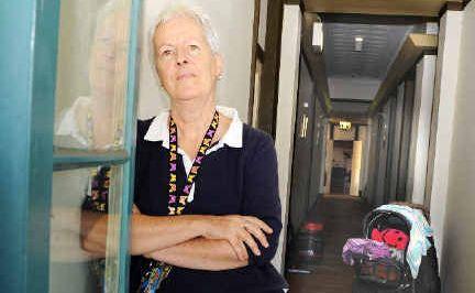 No room at inn: Margaret Lord, day manager of the Lismore Soup Kitchen, has seen the numbers of homeless people rise each year in the Lismore area. . Picture: Jacklyn Wagner