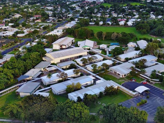 Aerial view of Whitfield State School. Cairns Post School Captains 2018