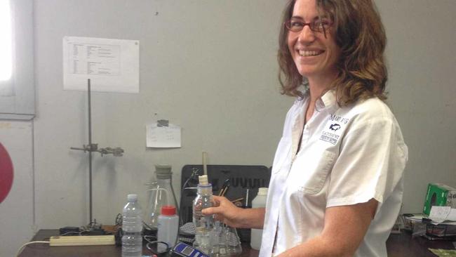 Tanzi Smith testing a sample in the MRCCC&#39;s Waterwatch lab. The Mary River Catchment Co-ordinating Committee wants the Federal Environment Minister to reconsider the Colton Coal Mine proposal. Picture: Contributed