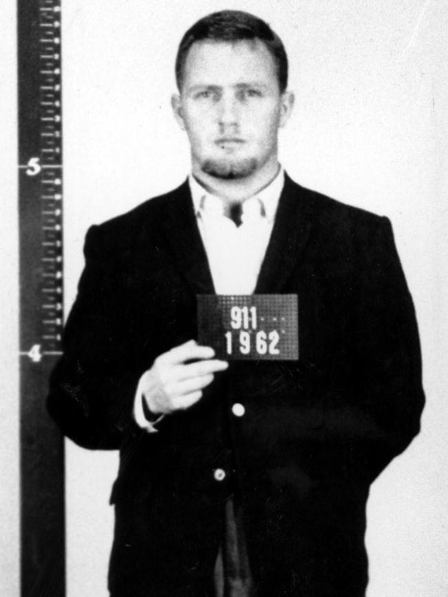 An early mugshot of Glover circa 1962.