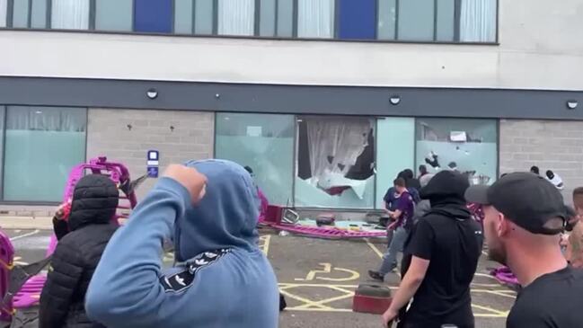 What's causing the anti-immigration riots in the UK?