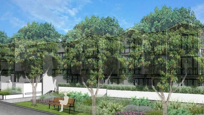 A concept image of the proposed new retirement village at King St, Caboolture. Image: MBRC DA Tracker