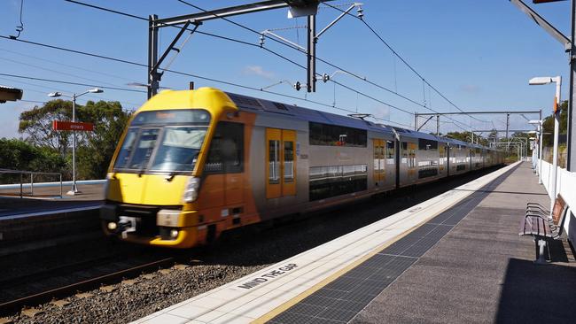 Police have cracked down on anti-social behaviour across the NSW rail network. Picture: NCA NewsWire/Sam Ruttyn