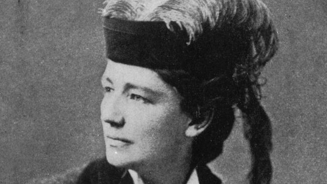 UNDATED: American feminist Victoria Claflin Woodhull (1838-1927), reformer, spiritualist, first female stockbroker and the first woman to stand as a US presidential candidate, pictured in an undated photo. Historical P/L