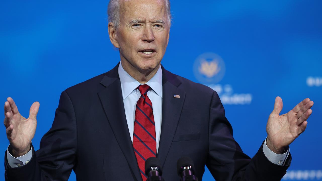 Mr Paxton believes Mr Biden’s victories in four swing states were illegitimate. Picture: Chip Somodevilla/Getty Images/AFP