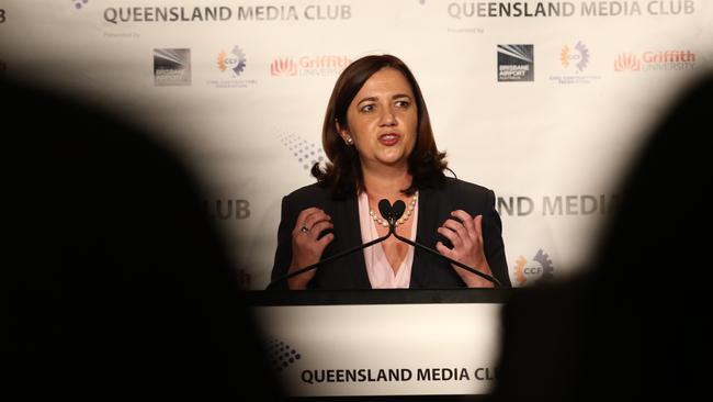 Opposition leader Annastacia Palaszczuk.