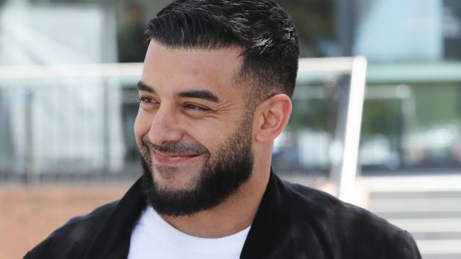 MELBOURNE, AUSTRALIA- NewsWire Photos DECEMBER 11, 2024: Adrian Portelli accused of a hooning incident in 2020, leaves the Sunshine Magistrate Court in Victoria. Picture:  NewsWire/ David Crosling