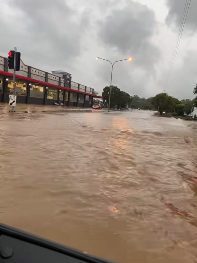 It follows 82mm falling in the city over a single hour on Monday afternoon. Picture: Facebook