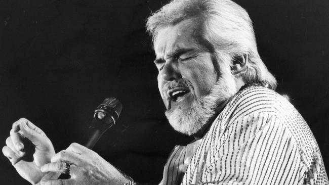 American singer Kenny Rogers. Picture: supplied