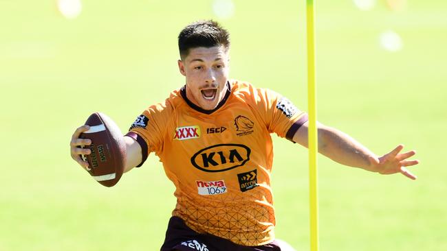 Brisbane Broncos player Cory Paix will look to make his NRL debut in 2020. Picture: AAP.