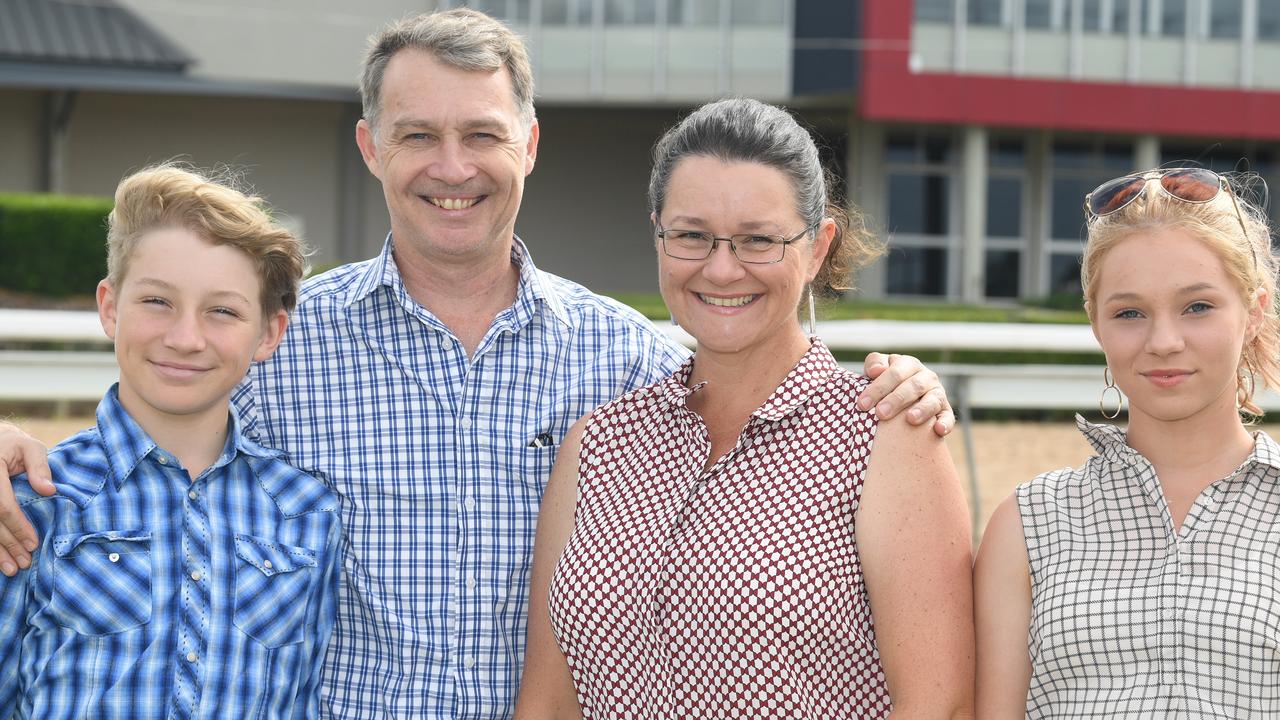 Gympie Bull n Bronc - Max, Justin, Lucy and Sophia Choveaux. Picture: Shane Zahner