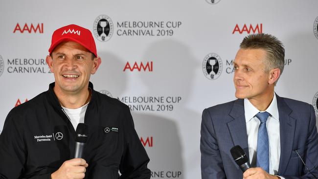 Trainers Chris Waller and Mark Newnham have differing views over trackwork start times.