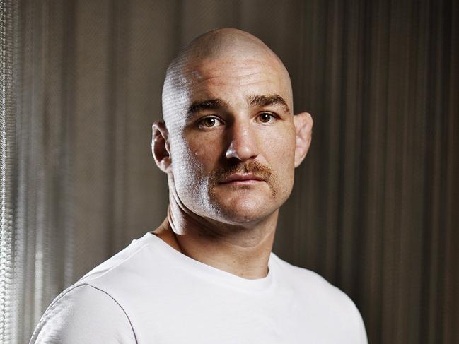 DAILY TELEGRAPH - 4.2.25UFC middleweight contender Sean Strickland pictured before he fights in the main event for the title at UFC 312 in Sydney this weekend.  Picture: Sam Ruttyn