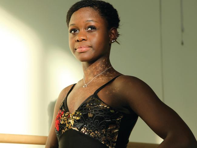 Dancer Michaela DePrince in a scene from Bess Kargman's First Position.