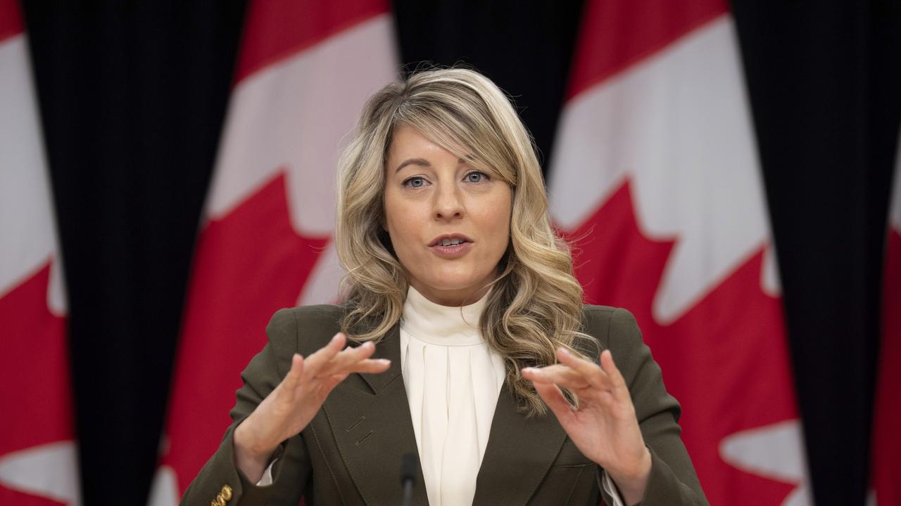 Canada Foreign Affairs Minister Melanie Joly. (Adrian Wyld/The Canadian Press via AP, File)