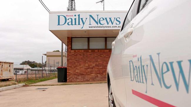 The Warwick Daily News office on Albion St has been the proud home of a dedicated team who are passionate about their local community. We're sad to say goodbye to our old building, but we're excited for a change of location. Picture: Marian Faa