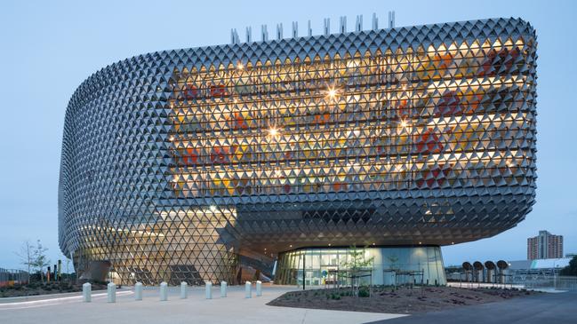 The SAHMRI building on North Terrace, Adelaide. Picture: Supplied