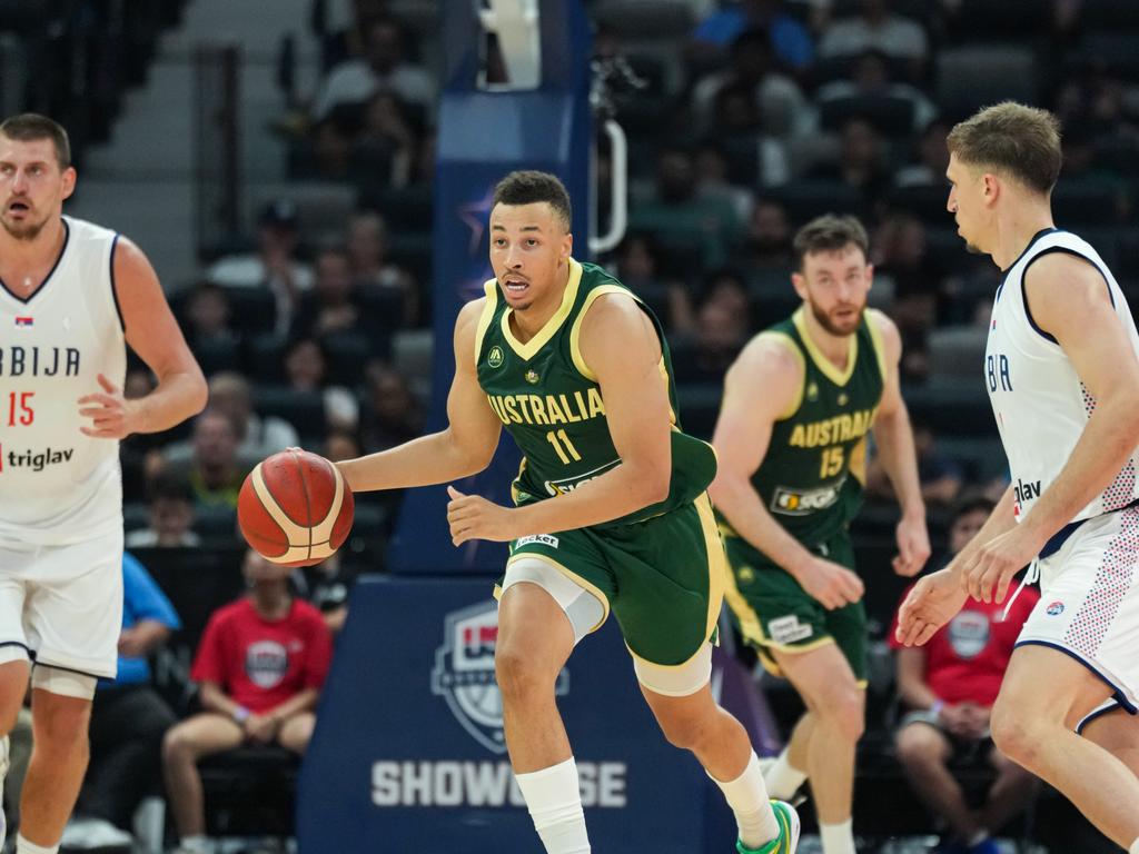 Dante Exum dealt an injury scare. Picture: Ryan Stetz/NBAE via Getty Images