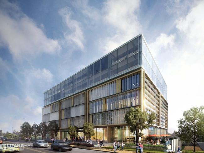 Artists impression of the NSW Department of Finance, Services and Innovation building.