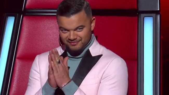 Guy Sebastian on The Voice.