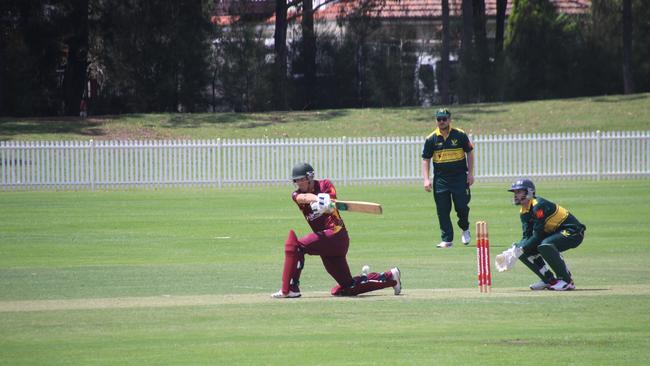 Burwood is undefeated through the first five rounds of Sydney Shires Cricket, while last year’s premiers Auburn (in green) are a win out of the top six.