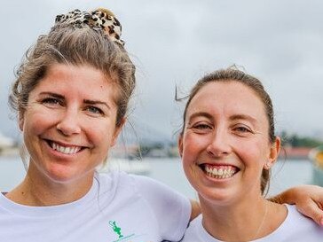 Australian sailors Nina Curtis and Olivia Price. Pic: Salty Dingo