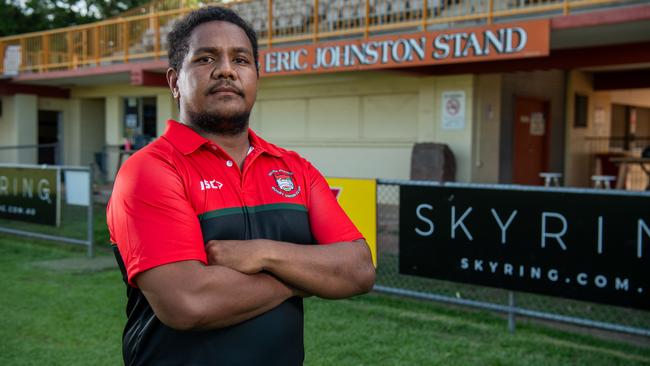 Dylan Solien (South Darwin) ahead of the 2024-25 Darwin Rugby Union season. Picture: Pema Tamang Pakhrin