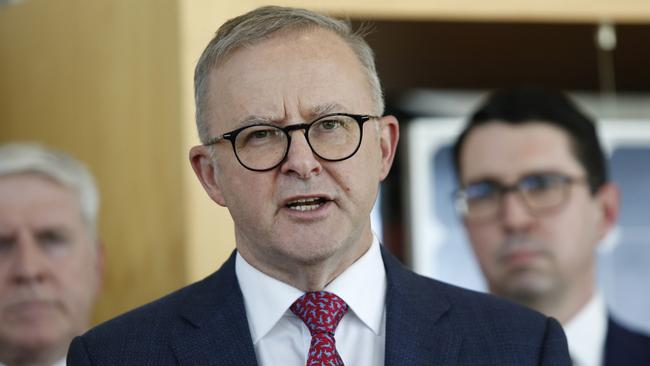 Anthony Albanese and his cabinet are in WA this week. Picture: NCA NewsWire /Philip Gostelow