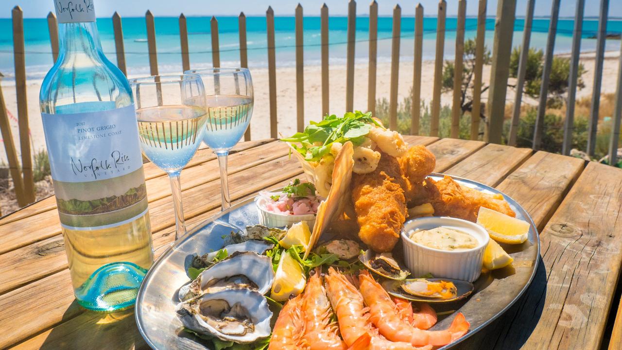 A seafood platter from the Caledonian Inn. Picture: SATC