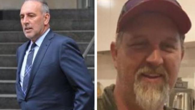 Founder of the Hillsong Church, Pastor Brian Houston (left). It is alleged Stephen Anthony Luke (right) damaged his property.